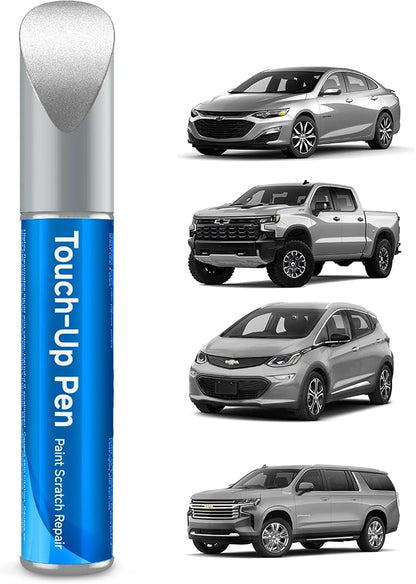 GAN/9W5/WA636R/WA8636/17 Ice/Quick Silver/Switchblade Met Touch Up Paint Compatible with Chevrolet GMC Buick Cadillac Exact Match Touch Up Paint Car Scratch Repair