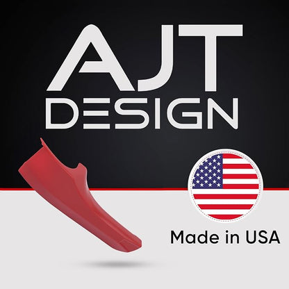 AJT DESIGN Car Door Handle Cover Compatible with Toyota Tacoma (2016-2023) | ABS Plastic Interior Trim, Chrome Delete Tacoma Door Handle Cover | Made in USA, Pack of 4 (Front & Back) - Red