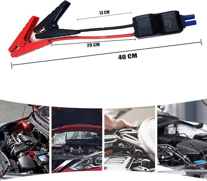 EC5 Heavy Duty Jump Starter Replacement Cables with Battery Clamps-EC5 Connector Car Jumper Cable Booster Jumper Cables 12V Car Battery Booster Jumper Emergency Cable-Car Jump Starter Battery Clips