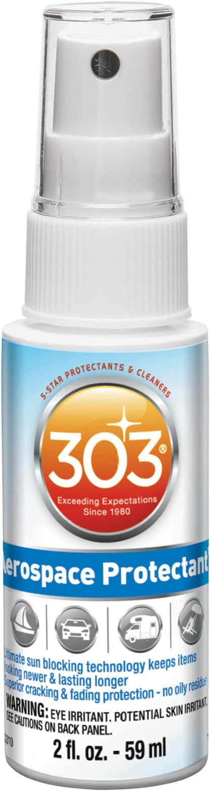 303 Products Aerospace Protectant – UV Protection – Repels Dust, Dirt, & Staining – Smooth Matte Finish – Restores Like-New Appearance – 2 Fl. Oz. (30302)