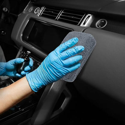 HOMEXCEL Microfiber Applicator Pads, Scratch-Free Car Wash Sponge for Cleaning, Premium Wax Foam Applicator Pads for Car Detailing, 5”x3”, 8 Pack, Grey