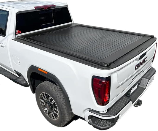 Syneticusa Automatic Retractable Silverado Bed Cover 6.8ft for 2020-2026 | Chevy Silverado tonneau Cover 2500/3500 HD | Automatic Locking Aluminum Truck Bed | Waterproof Tailgate Sealed Heavy Duty
