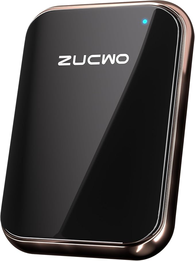 ZUCWO Wireless CarPlay Adapter Video Box with Android Auto, Convert Wired CarPlay to Wireless, Plug & Play Dongle for Cars 2016+, iOS 10+ & Android 11+, Blue