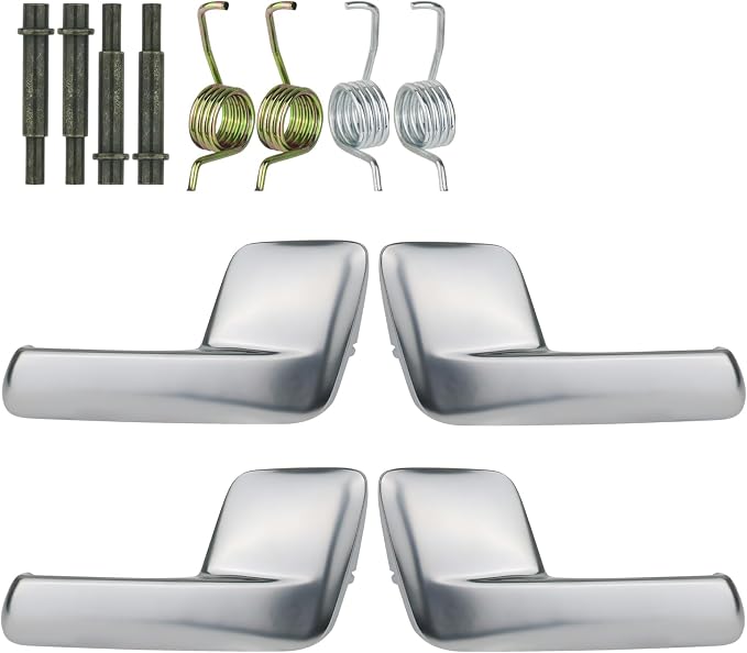 TQPONLY 2 Pair Interior Door Handle Driver and Passenger Side,Compatible with 2003-2006 Ford Expedition Front or Rear,Inner Handle Inside Door Lever