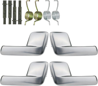 TQPONLY 2 Pair Interior Door Handle Driver and Passenger Side,Compatible with 2003-2006 Ford Expedition Front or Rear,Inner Handle Inside Door Lever