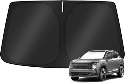 KUST Windshield Sun Shade for Nissan Kicks 2025 2026 Custom Fit Sunshade Accessories Foldable Sun Protector Block UV Rays Keep Car Cooler