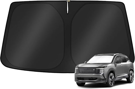 KUST Windshield Sun Shade for Nissan Kicks 2025 2026 Custom Fit Sunshade Accessories Foldable Sun Protector Block UV Rays Keep Car Cooler