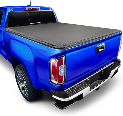 Tyger Auto T3 Soft Tri-Fold Truck Bed Tonneau Cover Compatible with 2004-2012 Chevy Colorado / GMC Canyon; 2006-2008 Isuzu I280 | Fleetside 6'1" Bed (72") | TG-BC3C1002