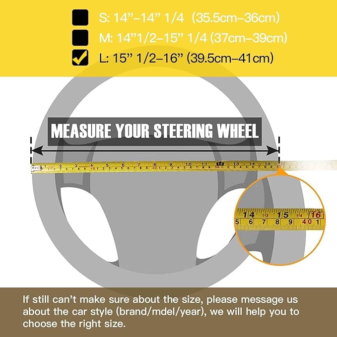 Valleycomfy Steering Wheel Cover for Women 15 1/2 inches-16 inches Bling Bling Crystal Diamond Sparkling for F150 F250 F350 Ram 4Runner Tacoma Tundra Range Rover (Black with Black Diamond)