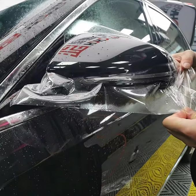 HOHOFILM TPU PPF Hydrophobic Clear Paint Protection Film Self Healing Car Clear Glossy Wrap Film (X10 LUX, 60"X78")