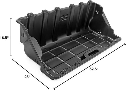 Rough Country Easy Access Truck Bed Cargo Storage Box | Mid-Size 52.5" - 10203, Black