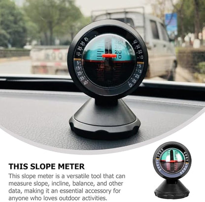 BESPORTBLE Vehicle Inclinometer Multipurpose Slope Car Balance Gauge Easy-to-use Level Meter
