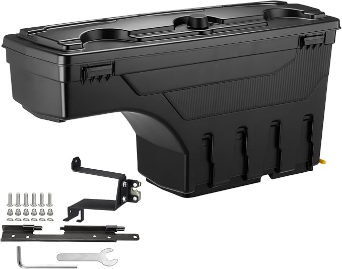 GEARLAST Truck Bed Storage Box Fit for Chevy/GMC Silverado/Sierra 2500/3500HD 2020-2025 Passenger Side, Right Toolboxs