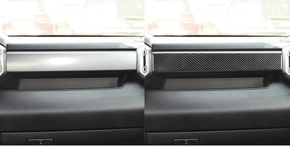NVCNX Real Premium Carbon Fiber for Toyota Tundra 2022-2026 / Sequoia 2023-2026 2024 2025 Car Dash Board Dashboard Panel Cover Interior Trim Accessories Overlay Sticker Decal 3PCs not for Character
