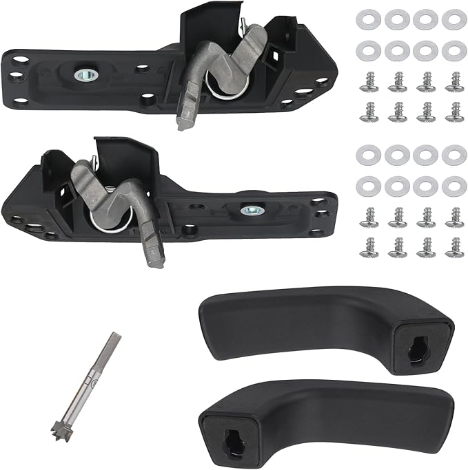 APPERFiT Interior Door Handle Repair Kit (Pair) Compatible with 2007-2014 Chevy Silverado GMC Sierra 1500/2500 HD / 3500 HD Replaces 20833606 20871488 20833602 20871483