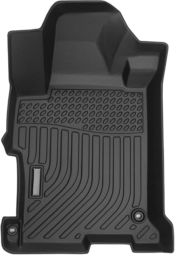 All Weather Rubber Car Floor Mats Compatible with 2013-2017 Honda Accord, Custom Fit Car Mat Full Set with Raised Edge, Odorless, Easy to Install in 5 min, Non-Slip Surface, No Need Trimming