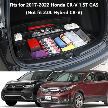 Trunk Custom-Fit Organizer for Honda CR-V, SUV Insert Cargo Rear Hatch Storage Box for CRV EX LX EX-L Touring Turbo Plus Sport Accessories