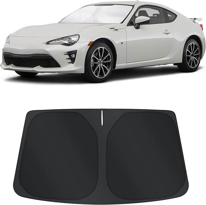 TINGLU Sun Shade for 2017-2021 Toyota 86/2022-2023 Toyota GR86/2013-2023 Subaru BRZ/2012-2016 Scion FR-S FRS Accessories Windshield Sun Shade Window Shade UV Rays Protection Sun Visor Cover