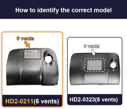 Fitcamx Front 2K+Rear 1080P Dash Cam Adapts for Honda Civic 2016-2021 (Has 6 Vents/HD2-0211) & Honda Insight 2019-2022, OEM Style, Dual HD Video, WiFi & APP, Loop Recording, G-Sensor, 64GB Card