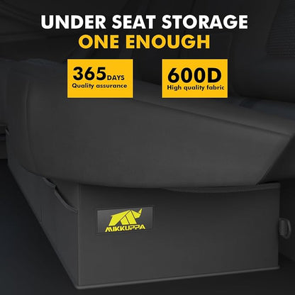 MIKKUPPA Truck Under Seat Storage - Replacement for 2015-2026 Ford F150 F250 F350, 3 Compartments Truck Tool Box Organizer Underseat Storage Bag