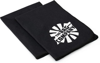 The Rag Company - "Fender Defender - Premium Microfiber Suede Cloth, Autobody & Paint Damage Protection, 250gsm, 24in x 36in, Black (2 Pack)