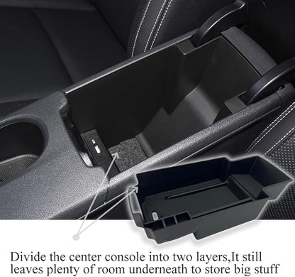 Center Console Organizer Compatible with 2014-2019 Mercedes-Benz Benz CLA-Class CLA45 AMG CLA250/2015-2020 GLA-Class GLA250 GLA45 AMG ABS Armrest Storage Tray Insert Box