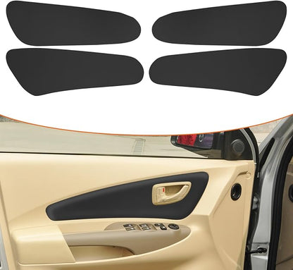 RUIANTE 4pcs Door Panel Cover Trim Replacement Compatible for Tucson 2006-2013 Car Interior Accessories (Black)