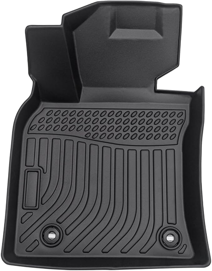 All Weather Floor Mats Compatible with 2018-2024 Toyota Camry(NO FIT 2018-2024 Camry Hybrid), Custom Fit Full Set Floor Liners, Odorless, Raise Edge, Non Slip, Easy to Install, Camry Accessories