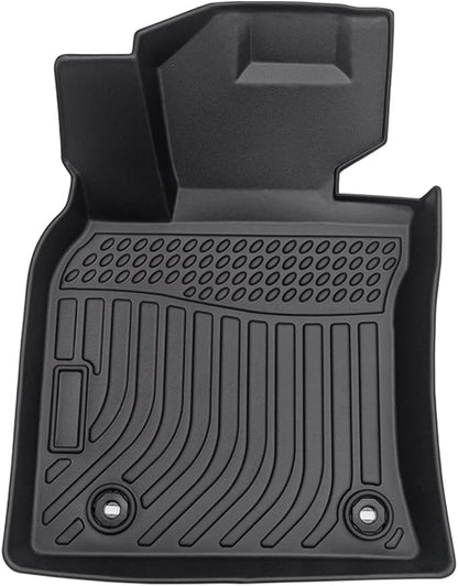 All Weather Floor Mats Compatible with 2018-2024 Toyota Camry(NO FIT 2018-2024 Camry Hybrid), Custom Fit Full Set Floor Liners, Odorless, Raise Edge, Non Slip, Easy to Install, Camry Accessories