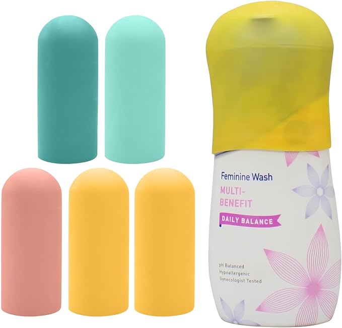 TRANOMOS Silicone Bottle Covers Travel Essentials for Women Men, Beach Vacation Essentials, Travel Size Toiletries Accessories, Cruise Ship Essentials 2026, Must Haves, Leak Proofing