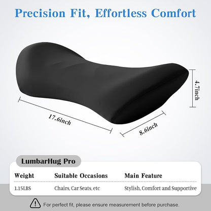 Lumbar Support Pillow for Office Chair - Lumbar Pillow for Car - Ergonomic Lumbar Support Pillow for Car Back Support Cushion