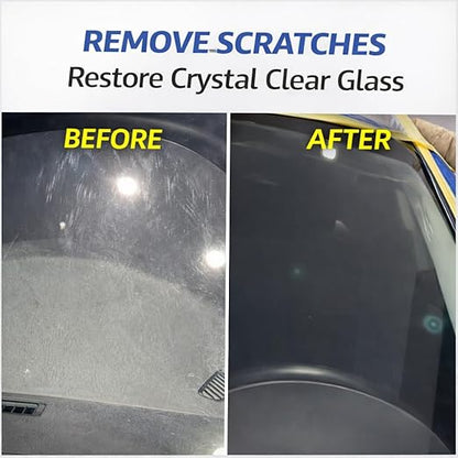 14 oz (400g) 99% Cerium Oxide Glass Polishing Powder (7-9 Um) – Removes: Oil Films, Water Spots, Swirl Marks, Wiper Streaks, Removes Fine Scratches & Deep-Cleans Glass Surfaces.