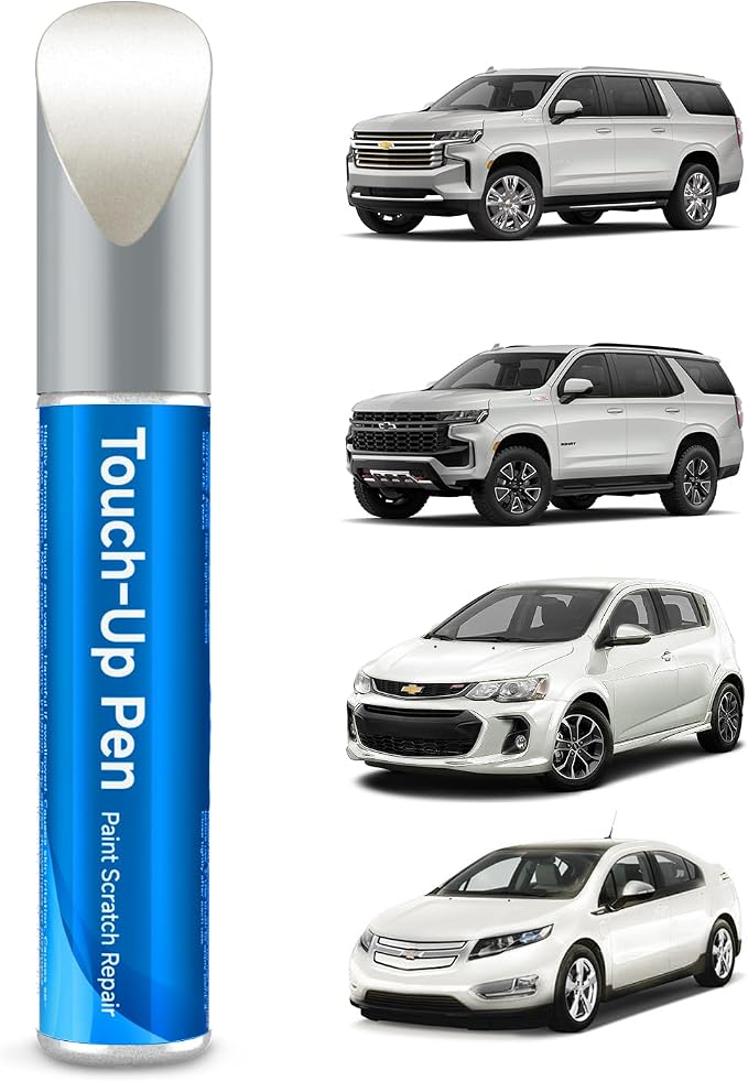 GBN/WA800J/98 White Diamond Metallic Tricoat Touch Up Paint Compatible with Chevrolet GMC Buick Cadillac Exact Match Touch Up Paint Car Scratch Repair