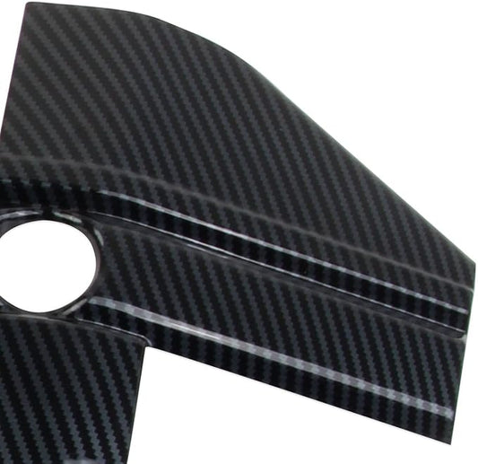 Carbon Fiber Center Console Dashboard AC Air Vent Cover Trim for 2022-2025 Nissan Pathfinder