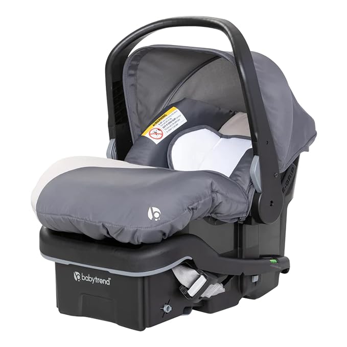 Baby Trend Sit N' Stand Double Stroller 2.0 DLX with 5 Point Safety Harness and EZ-Lift Plus Lightweight Infant Car Seat with Cozy Cover, Magnolia