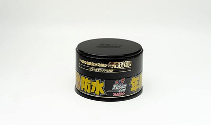 SOFT99 Fusso Coat 12 Months Wax Dark (Japanese Version) – Synthetic Car Wax for Black, Red, Blue & Dark Color Vehicles – Long-Lasting Hydrophobic Protection