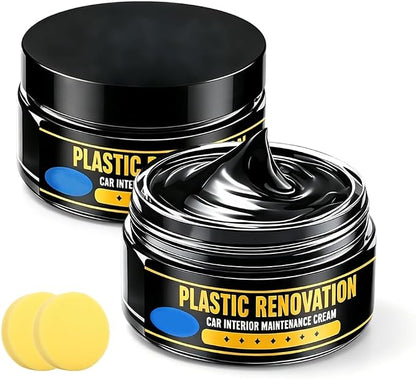 Tire Coating Paste, 2026 New Car Maintenance Cream for Tire Dashboard Seats, Upgraded Car Trim Renewal for Interior Exterior Renovation, Powerful Auto Detailing Cream for Car Owners (1Pc)