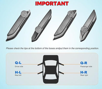 GZSH 2 PCS Trunk Organizers for 2025 2026 Ford Bronco 4 Doors Automatic Transmission ONLY with Center Console Organizer, Door Handle Storage Not for manual transmission (Not for Sport & 2Door)