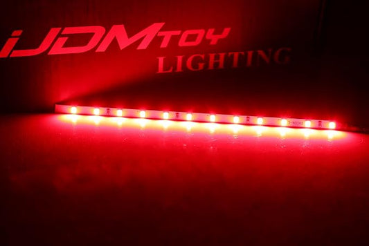iJDMTOY Brilliant Red LED Background Illumination Lighting Kit Compatible with 2021-up Ford F150 Side Fender Emblem