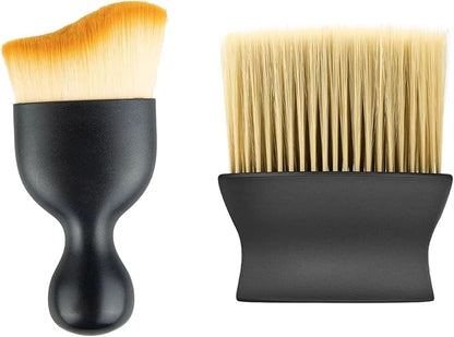 2-Piece Multipurpose Interior Cleaning Brush Set – Car AC Vent, Dashboard, Dust & Dirt Remover – Dual Brush Kit for Car Interior, Laptop, Keyboard, and Electronics Cleaning