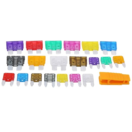 220Pcs Assorted Automotive Kit with Insulation Safety Box for Car Circuit Protection ABS Material Various Sizes Including Medium and Small