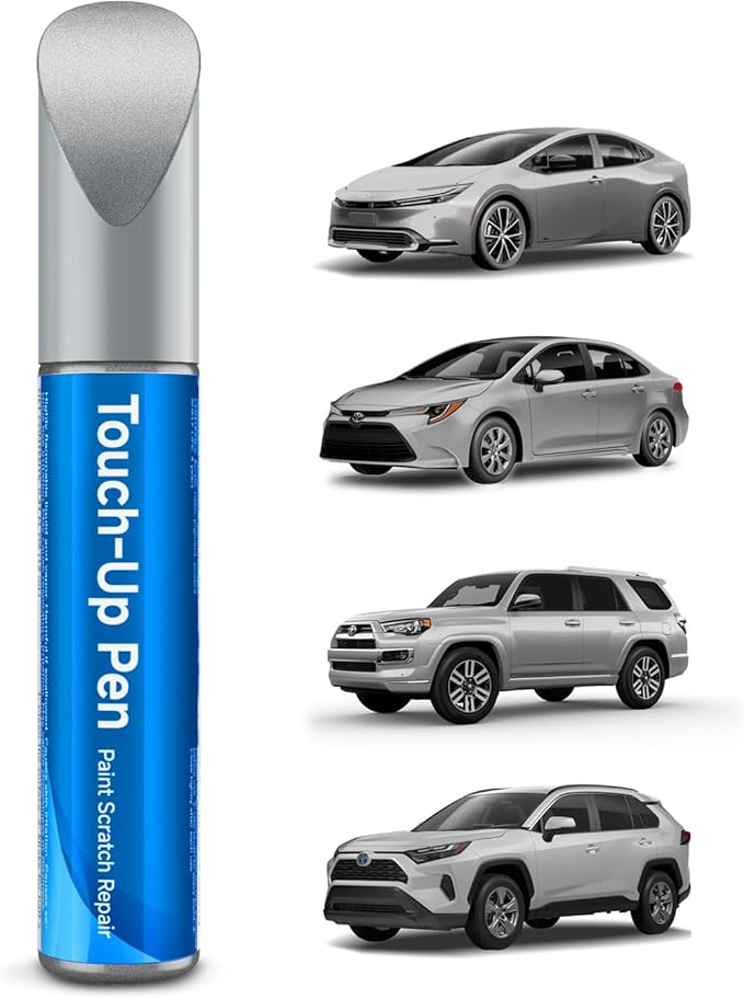 1F7 Classic Silver Metallic Touch Up Paint Compatible with Toyota Exact Match Touch Up Paint Car Scratch Repair