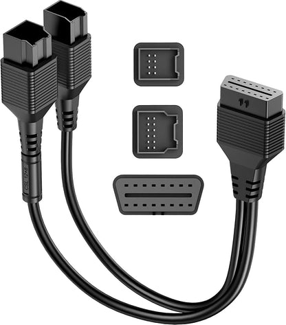 THINKCAR 12+8 Pin Connector to OBD2 Adapter for Chrysler, Security Gateway Bypass Cable for FCA SGW Vehicles for Diagnostic, Works with All OBD2 Scanners,for Dodge,for Jeep,for Ram,for Fiat Year 2018+