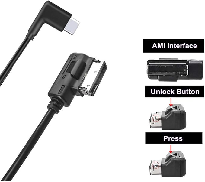 Music Interface AMI Aux Cable for A3 A4 A5 A6 A8 S4 S6 Q5 Q7 for 17 Pro 17 Pro Max Air 16 Pro 16 Pro Max 15 15 Plus 15 Pro 15 Pro Max Pixel 4 4XL 3 2 XL Galaxy S10