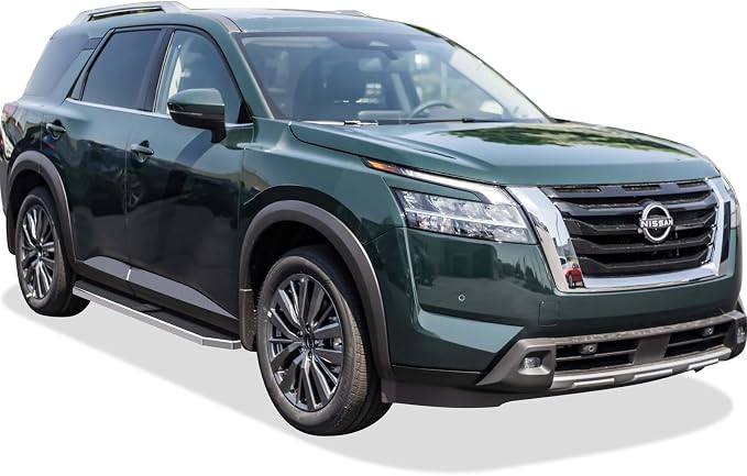 APS 6in 304 Stainless Steel (Polished Flat Style) Running Boards Side Bars Compatible with Nissan Pathfinder 2022-2026