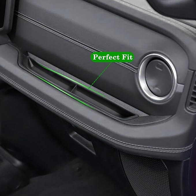 Eamplest 4PCS Center Console Organizer for 2024 2025 2026 Jeep Wrangler JL JLU 4XE and Gladiator JT Accessories Gear Shift Side Tray Organizer,Hanging Armrest Storage Box