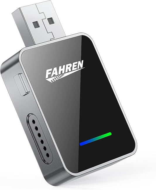 Smart Wireless CarPlay Adapter 2026 Edition, Seamless Switch from Wired to Wireless for iOS 12+ & Android 11+, Low Latency for 2016+ Cars