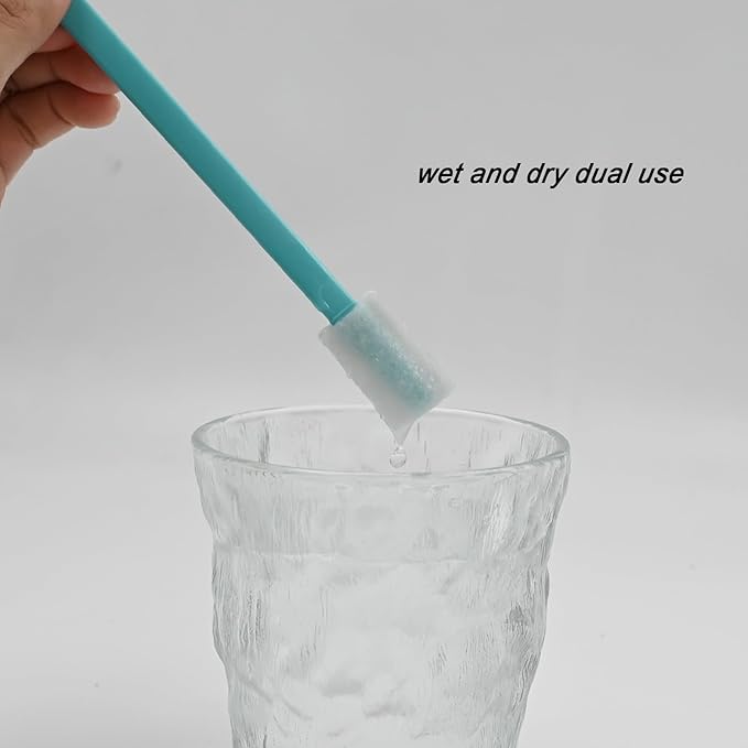 30PCS Disposable Crevice Cleaning Brush kit, Disposable Toilet Brush, Disposable Window Sill Cleaning, Keyboard Cleaning, Car Air Conditioner Cleaning (Color Mixing)