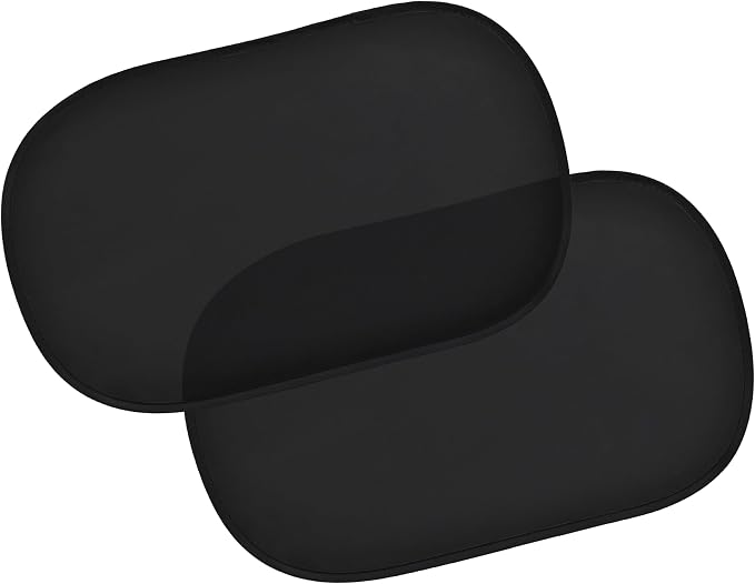 EcoNour Car Side Window Shade for Baby - 2 Pack | Car Window Shade for Sun Glare, Heat and UV Protection | Rear Side Window Sunshade for Privacy Blackout Car Accessories | Medium (20"x12")