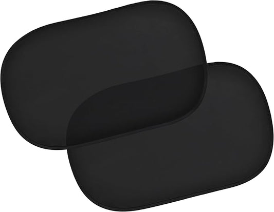 EcoNour Car Side Window Shade for Baby - 2 Pack | Car Window Shade for Sun Glare, Heat and UV Protection | Rear Side Window Sunshade for Privacy Blackout Car Accessories | Medium (20"x12")